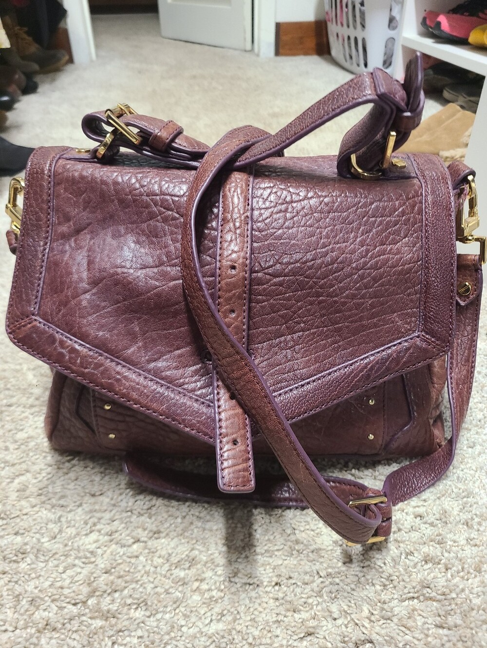 Tory Burch Satchel Crossbody Handbag Purse